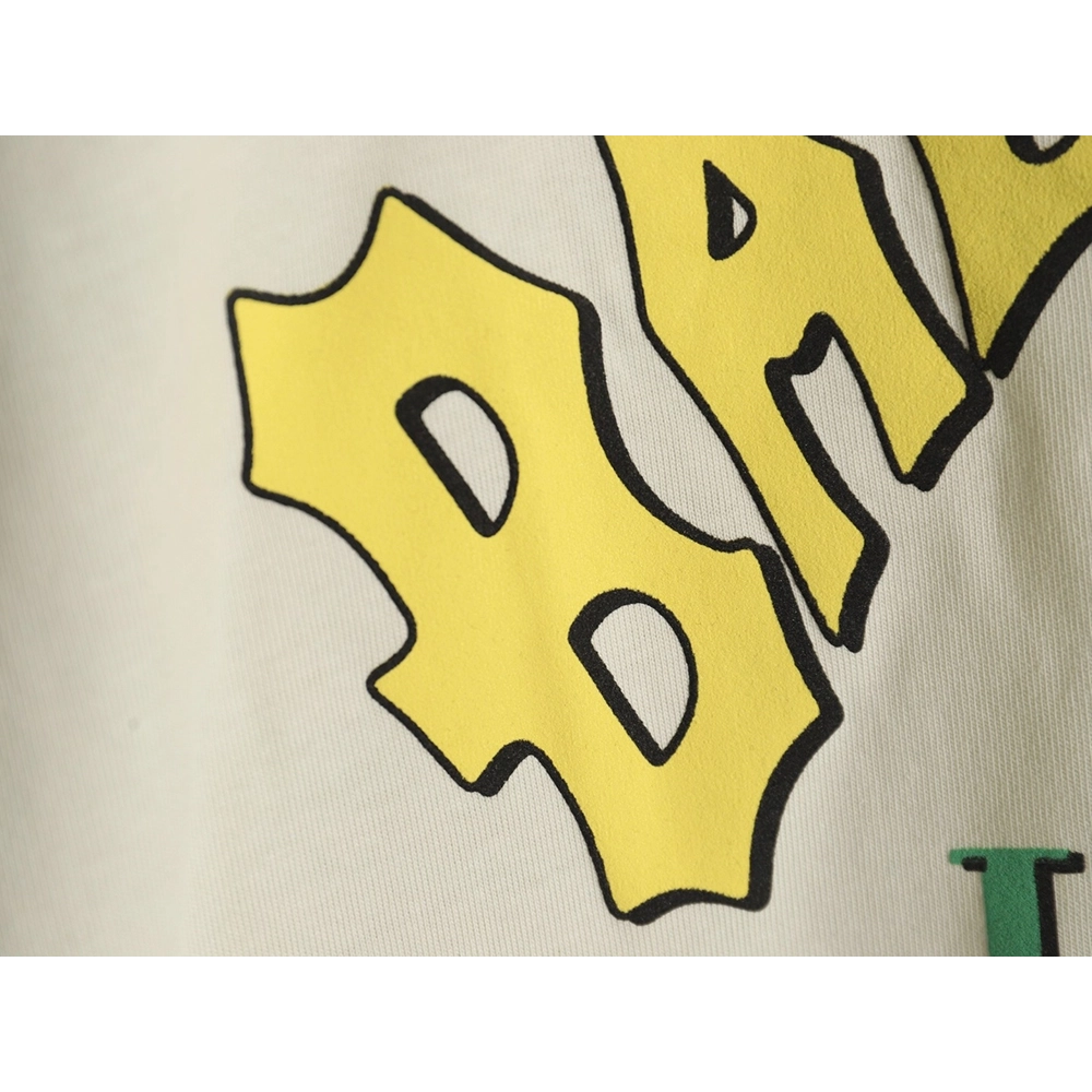 Balenciaga letter foam print washed distressed short-sleeved T-shirt,Balenciaga