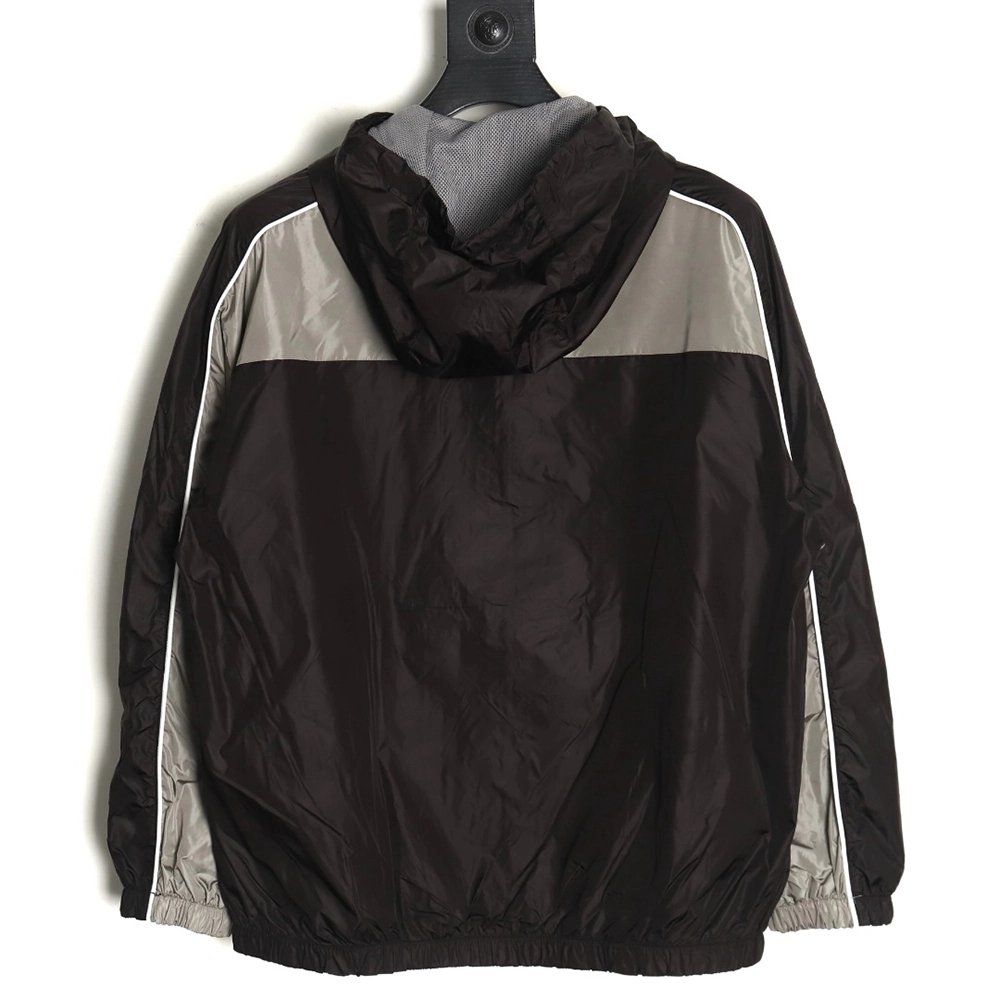 Miu Miu patchwork lettering trench coat TSK1,Miu Miu