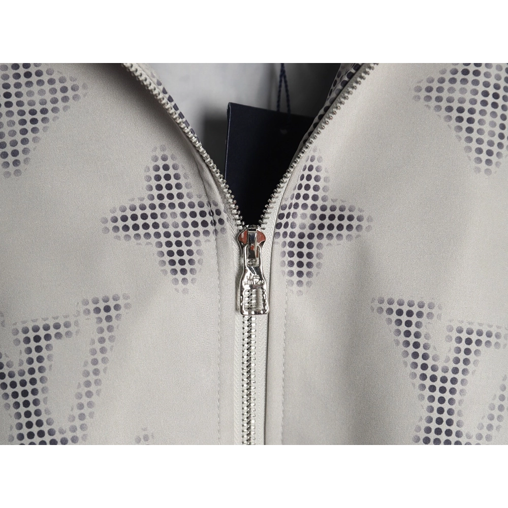 Louis Vuitton monogram full print trench coat zip up jacket,Louis Vuitton