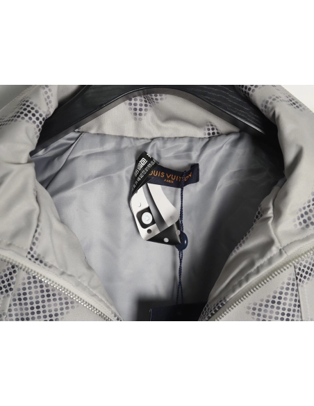 Louis Vuitton monogram full print trench coat zip up jacket,Louis Vuitton