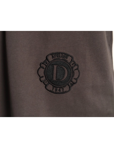 Dior logo pattern embroidered flocked letter T-shirt,Dior