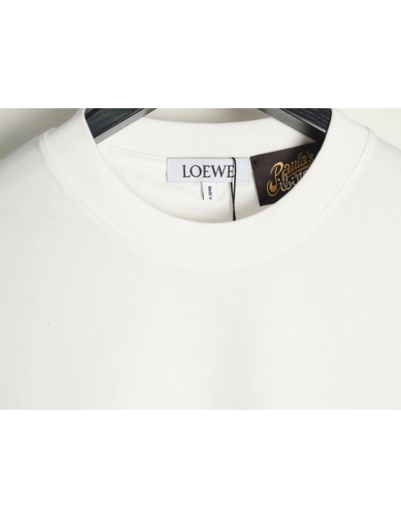 Loewe Towel Embroidered Short Sleeve T-Shirt,Loewe