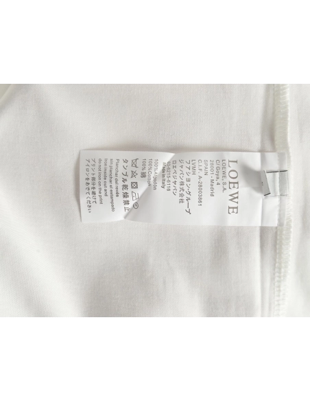 Loewe Towel Embroidered Short Sleeve T-Shirt,Loewe