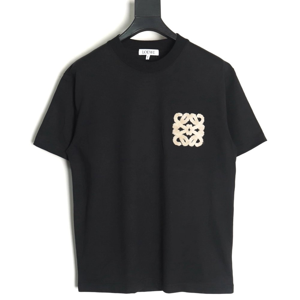 Loewe Towel Embroidered Short Sleeve T-Shirt TSK1,Loewe