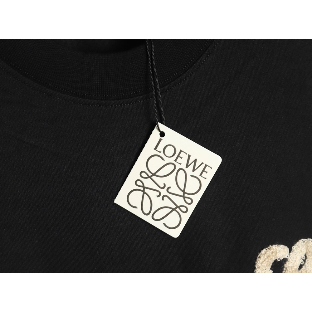 Loewe Towel Embroidered Short Sleeve T-Shirt TSK1,Loewe