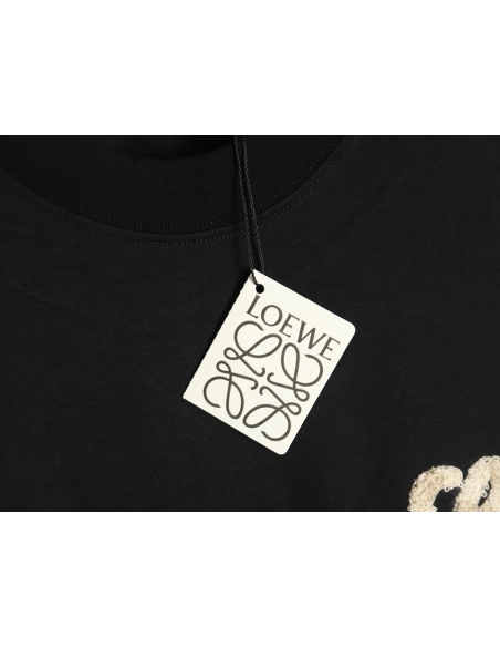 Loewe Towel Embroidered Short Sleeve T-Shirt TSK1,Loewe