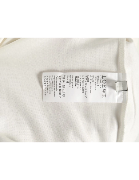 Loewe Pocket Logo Embroidered Short Sleeve T-Shirt,Loewe