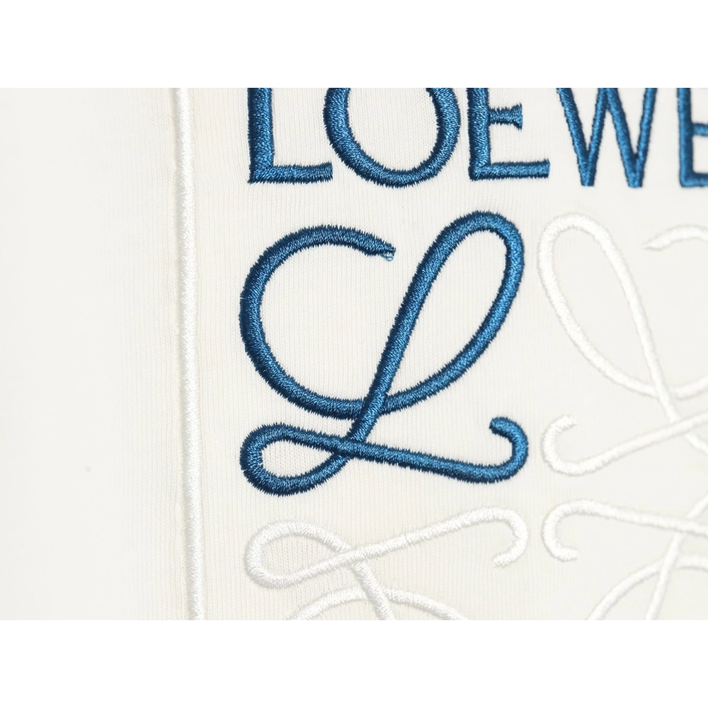 Loewe Pocket Logo Embroidered Short Sleeve T-Shirt,Loewe