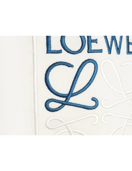 Loewe Pocket Logo Embroidered Short Sleeve T-Shirt,Loewe