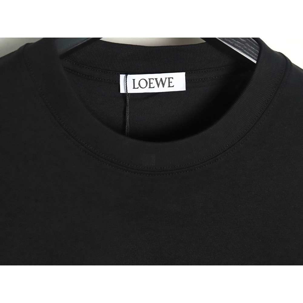 Loewe Pocket Logo Embroidered Short Sleeve T-Shirt TSK1,Loewe