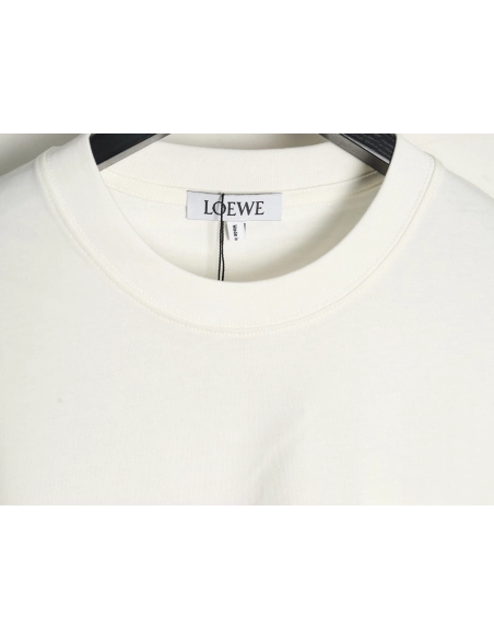 Loewe Pocket Logo Embroidered Short Sleeve T-Shirt TSK2,Loewe