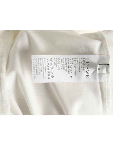 Loewe Pocket Logo Embroidered Short Sleeve T-Shirt TSK2,Loewe