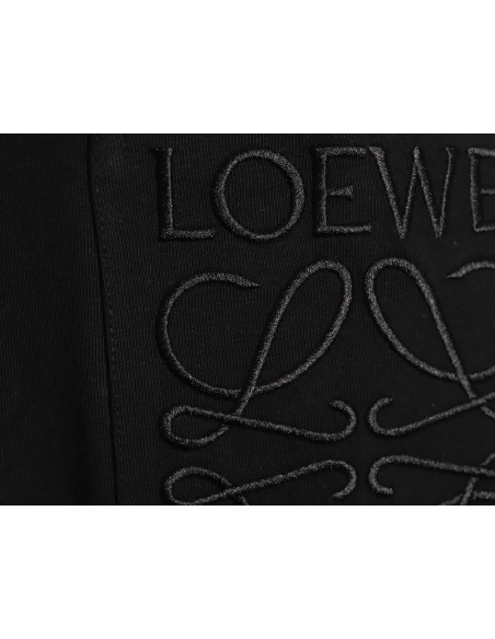 Loewe Pocket Logo Embroidered Short Sleeve T-Shirt TSK3,Loewe
