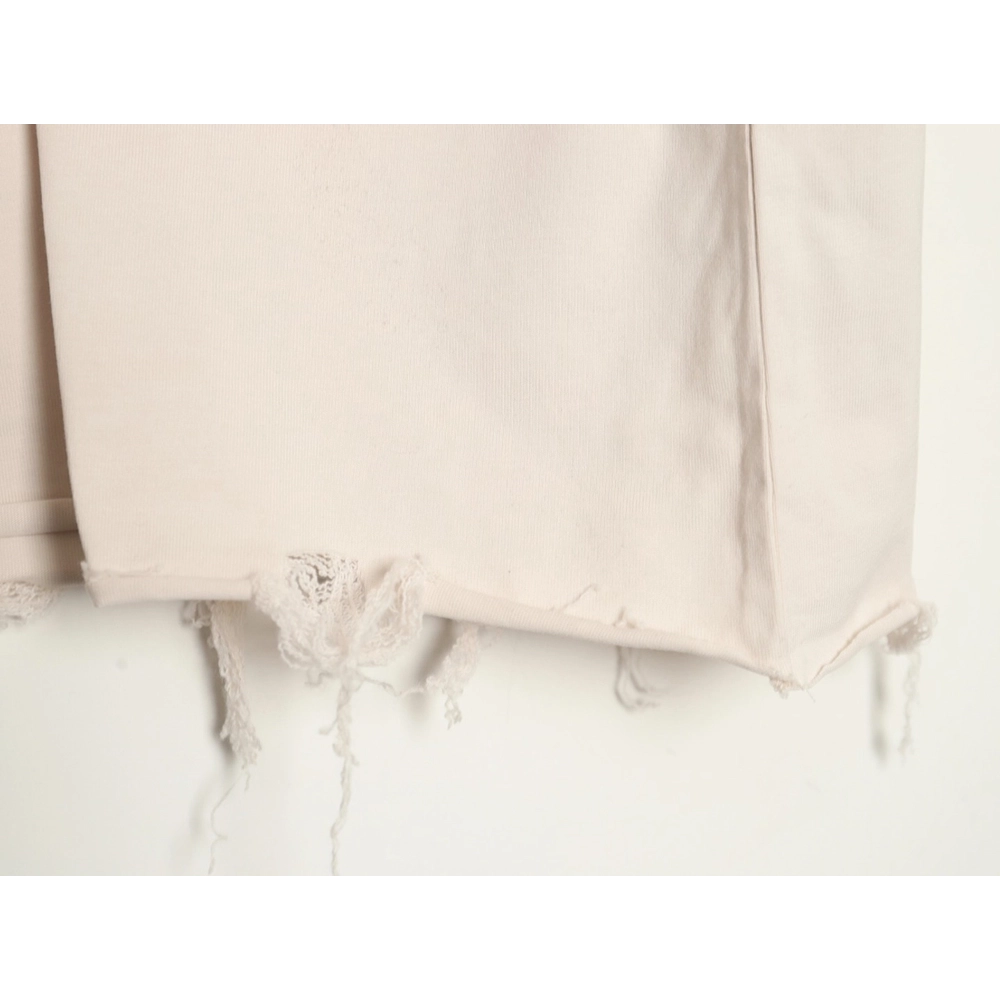 Balenciaga Double Ring LOGO Embroidery Destruction Short Sleeve TShirt,Balenciaga T Shirt,Tshirt,APPAREL