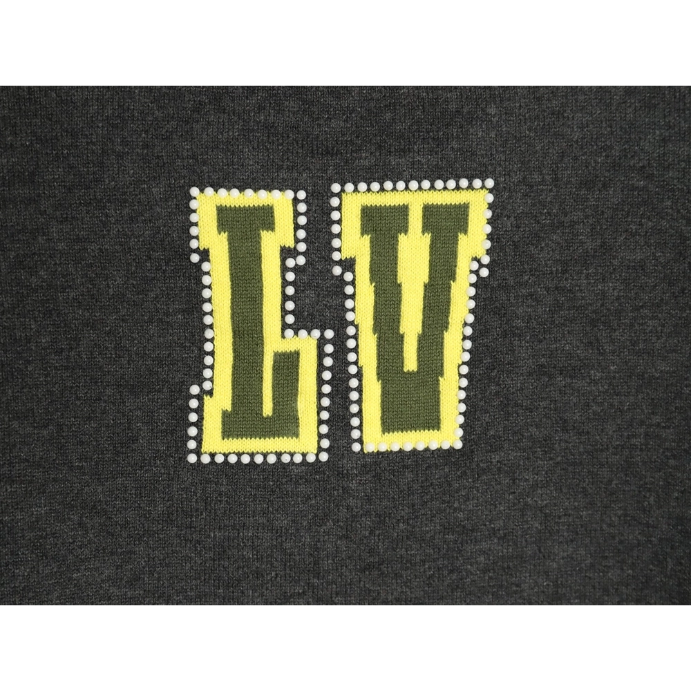 Louis Vuitton yellow knitted shortsleeved Tshirt,Louis Vuitton T Shirt,Tshirt,APPAREL