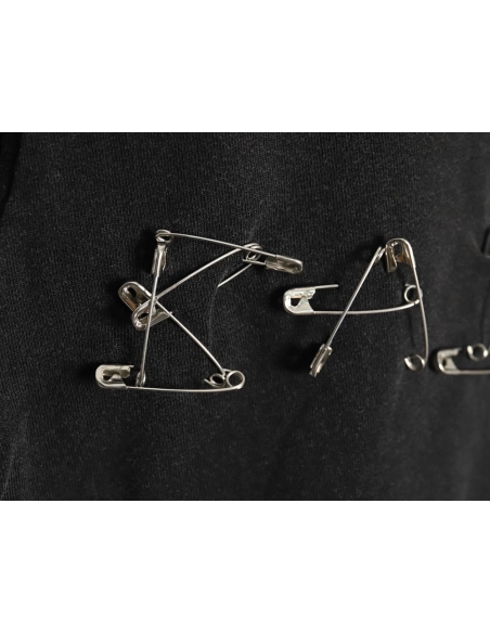 Balenciaga Metal Pin Short Sleeve TShirt,Balenciaga T Shirt,Tshirt,APPAREL