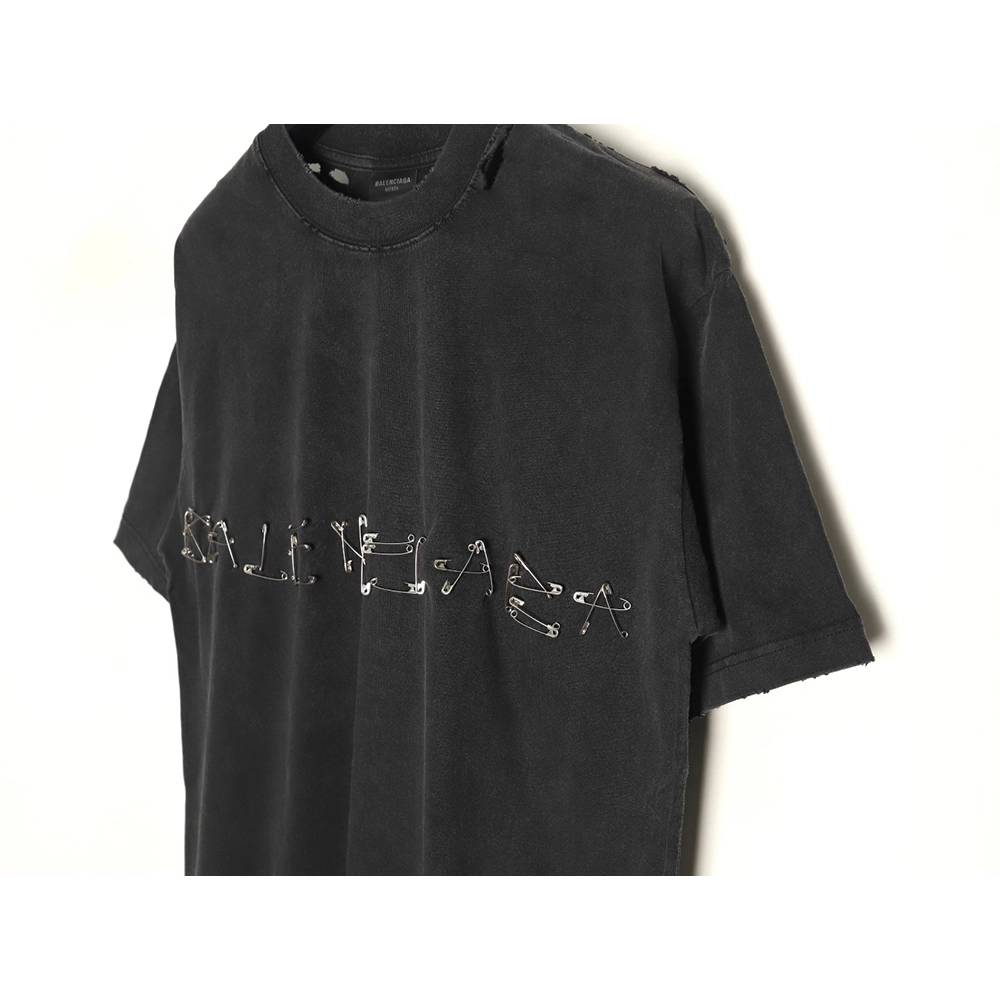 Balenciaga Metal Pin Short Sleeve TShirt,Balenciaga T Shirt,Tshirt,APPAREL