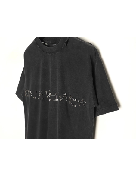 Balenciaga Metal Pin Short Sleeve TShirt,Balenciaga T Shirt,Tshirt,APPAREL