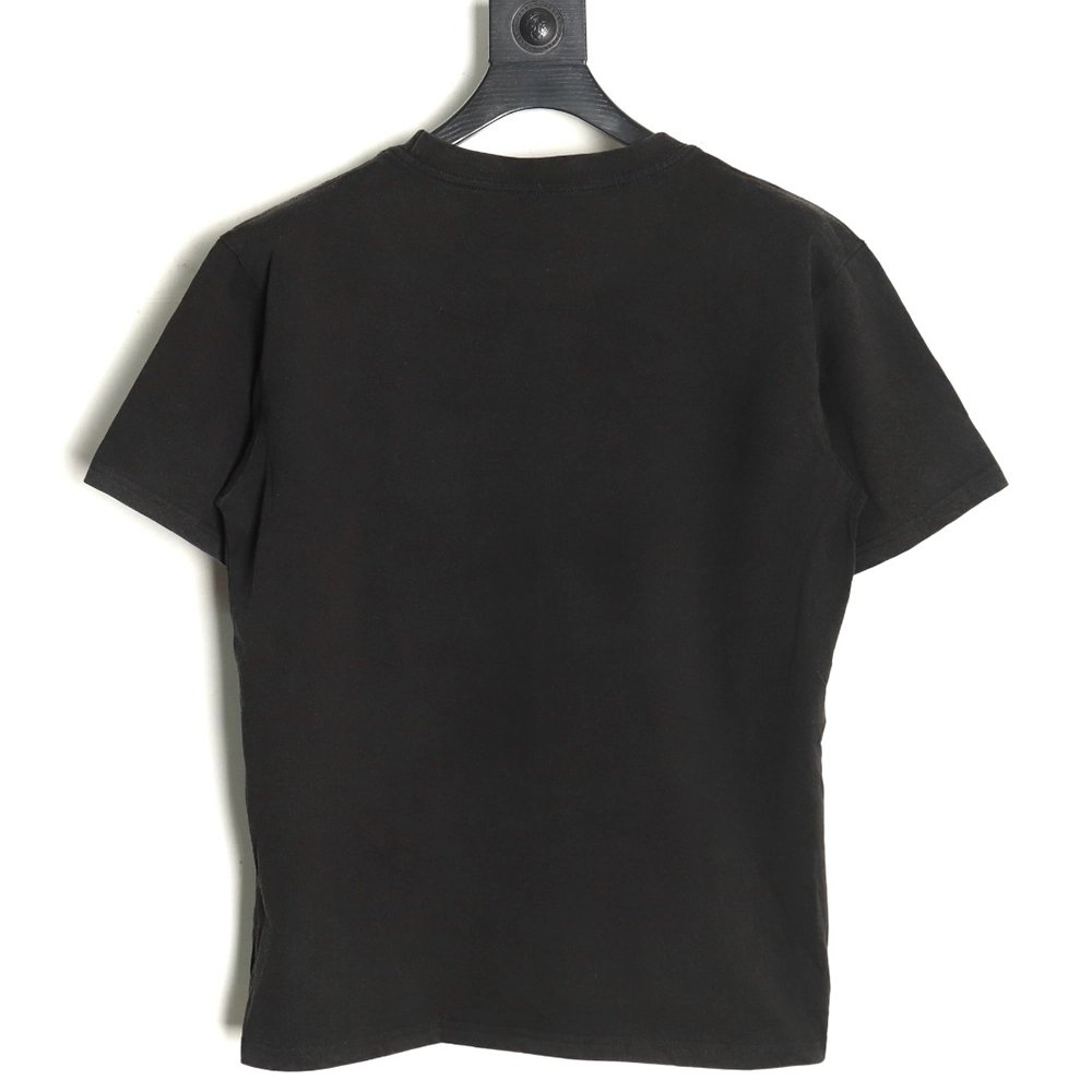 Balenciaga white ring logo print shortsleeved Tshirt,Balenciaga T Shirt,Tshirt,APPAREL