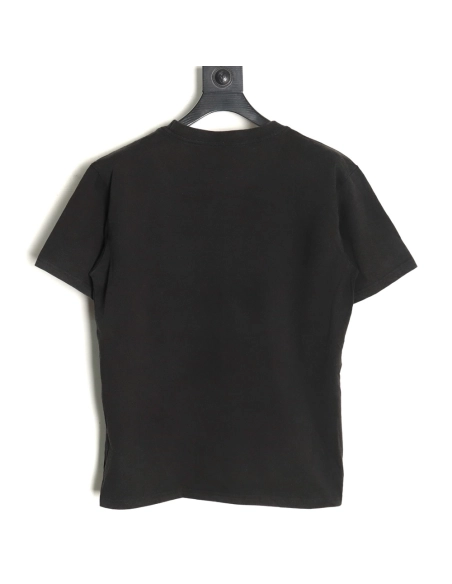 Balenciaga white ring logo print shortsleeved Tshirt,Balenciaga T Shirt,Tshirt,APPAREL