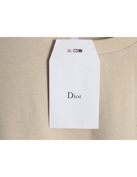 Dior Letter Patch Embroidered Short Sleeve TShirt,Dior T Shirt,Tshirt,APPAREL