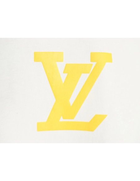 Louis Vuitton Chest Lettering Print Short Sleeve Tshirt,Louis Vuitton T Shirt,Tshirt,APPAREL