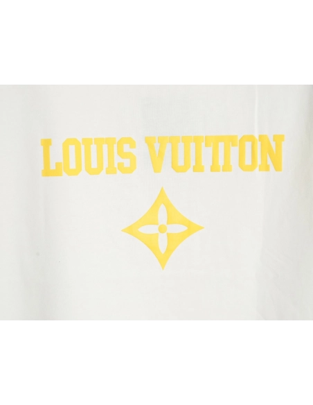 Louis Vuitton Chest Lettering Print Short Sleeve Tshirt,Louis Vuitton T Shirt,Tshirt,APPAREL