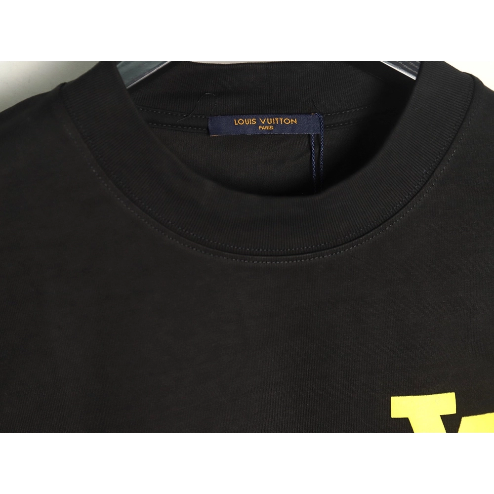 Louis Vuitton Chest Lettering Print Short Sleeve Tshirt,Louis Vuitton T Shirt,Tshirt,APPAREL