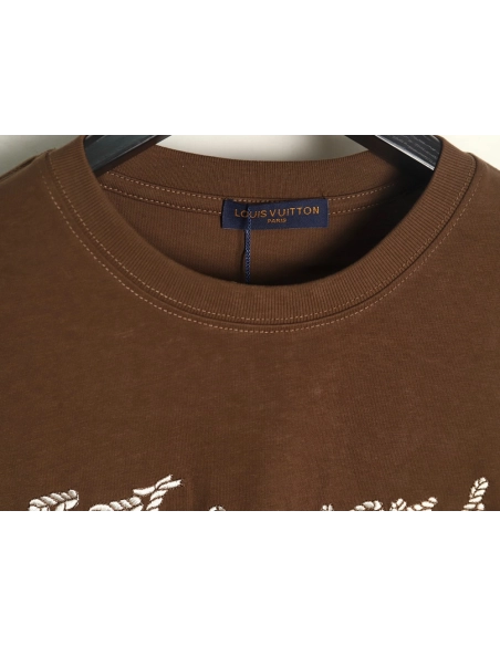 Louis Vuitton Rope Knot Embroidered Short Sleeve,Louis Vuitton T Shirt,Tshirt,APPAREL