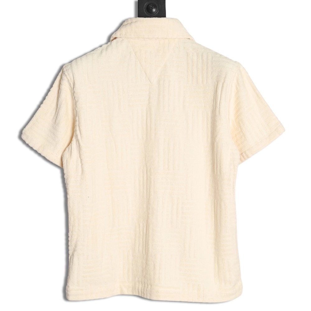 Bottega Veneta Towel Weave Short Sleeve Shirt,Bottega Veneta