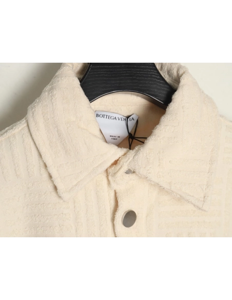 Bottega Veneta Towel Weave Short Sleeve Shirt,Bottega Veneta