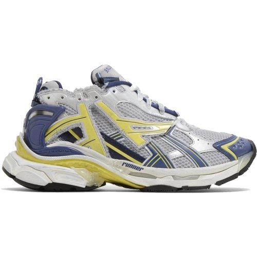 Balenciaga Runner Sneaker White Blue Yellow,Balenciaga Runner