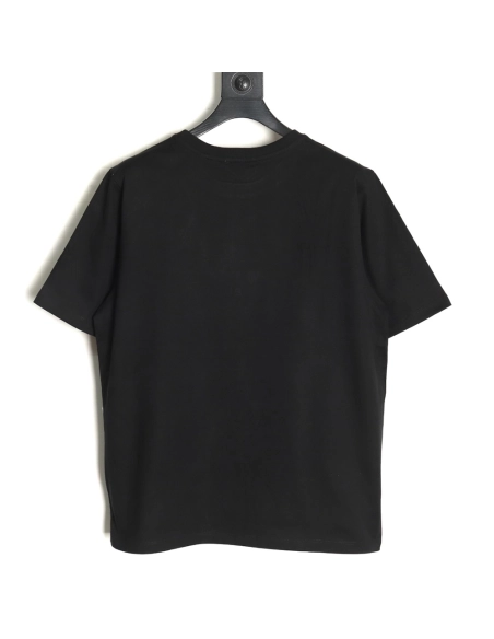 Burberry Check Pocket Taped Letters Short Sleeves TSK1,Burberry