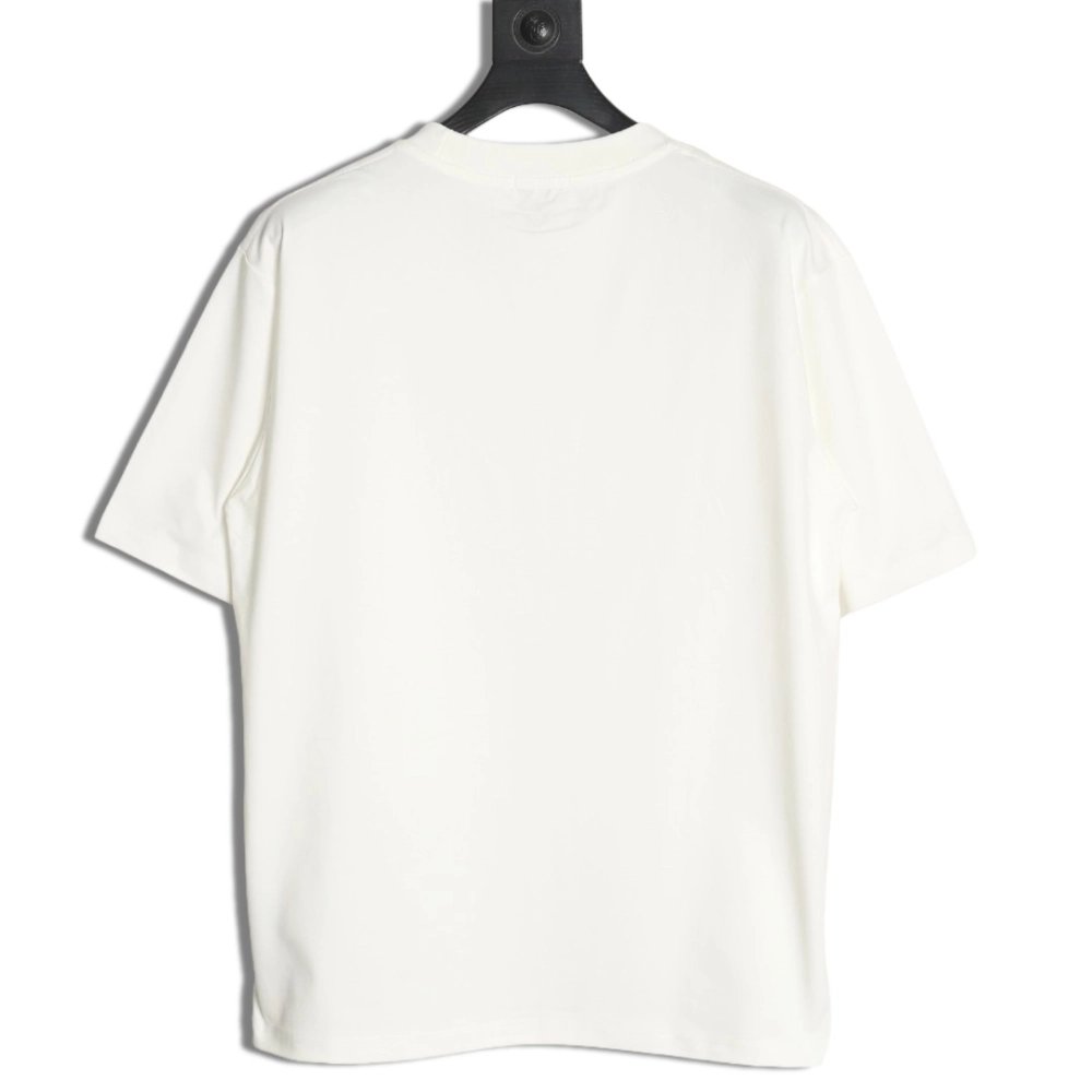 Dior bee embroidered logo short sleeve T-shirt,Dior