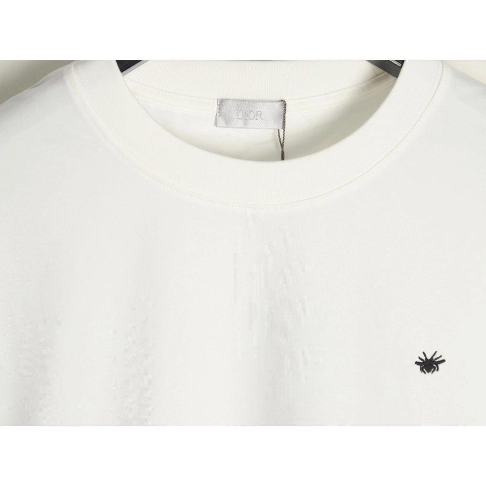 Dior bee embroidered logo short sleeve T-shirt,Dior