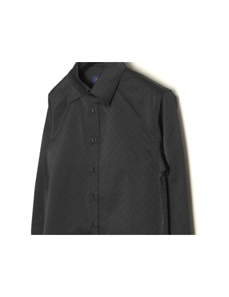 Louis Vuitton dark pattern monogram full print jacquard shirt TSK1,Louis Vuitton