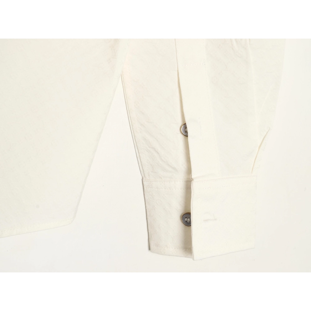 Louis Vuitton dark pattern monogram full print jacquard shirt,Louis Vuitton