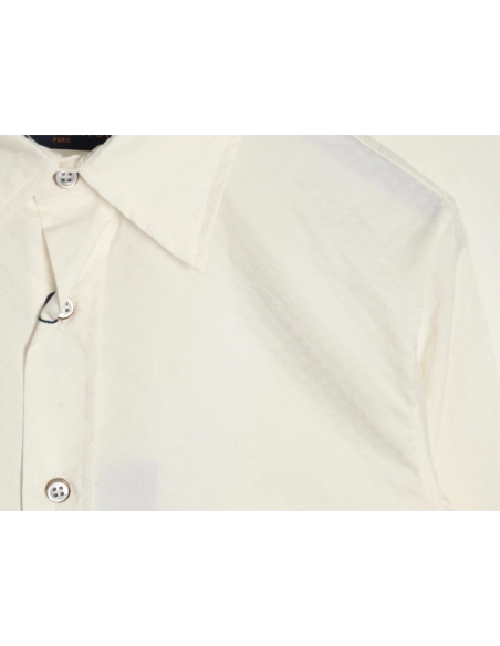 Louis Vuitton dark pattern monogram full print jacquard shirt,Louis Vuitton