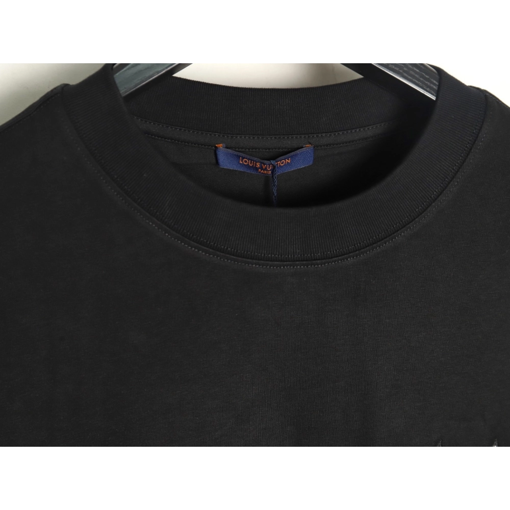Louis Vuitton embroidered lettering short-sleeved T-shirt TSK1,Louis Vuitton