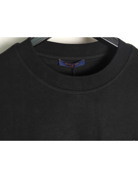 Louis Vuitton embroidered lettering short-sleeved T-shirt TSK1,Louis Vuitton