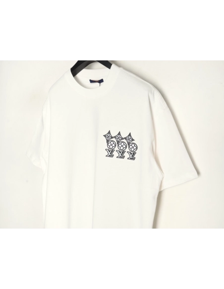 Louis Vuitton embroidered lettering short-sleeved T-shirt,Louis Vuitton