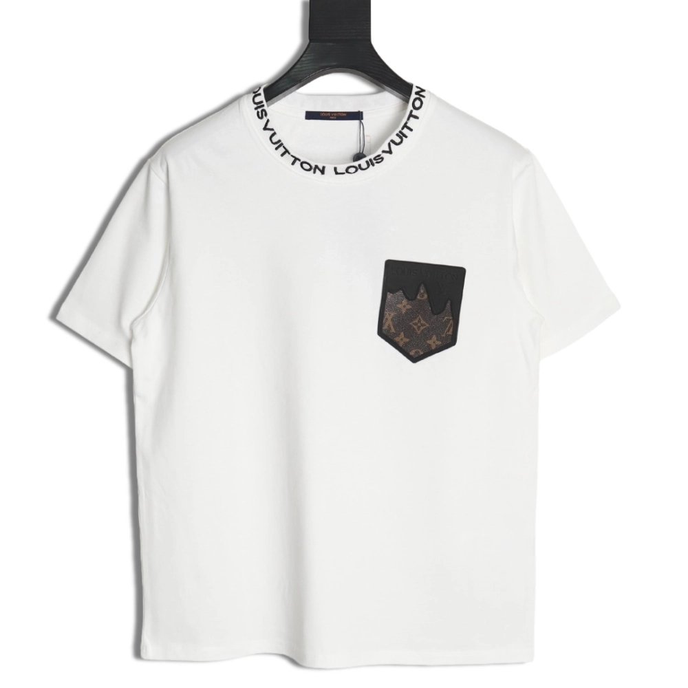 Louis Vuitton Embroidered Logo Short Sleeve T-Shirt,Louis Vuitton