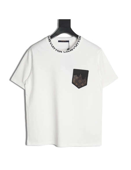 Louis Vuitton Embroidered Logo Short Sleeve T-Shirt,Louis Vuitton