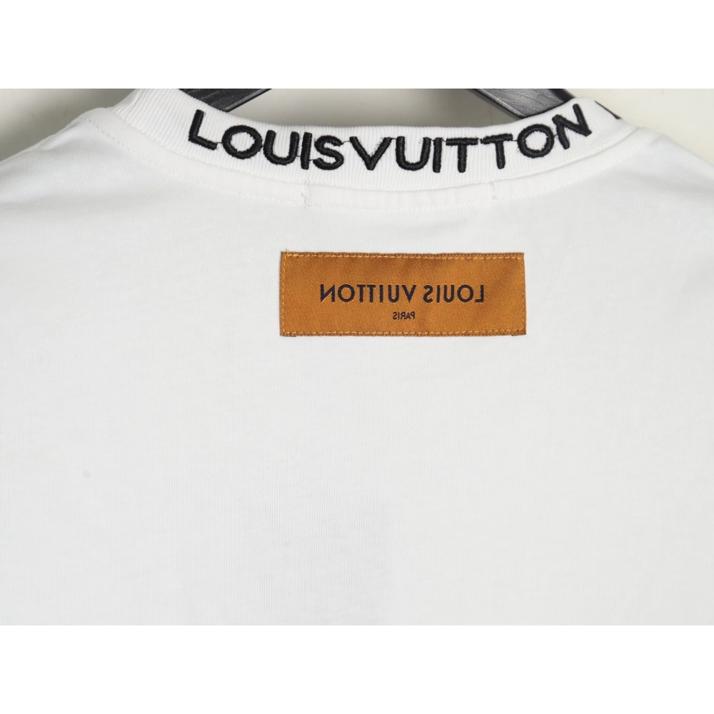 Louis Vuitton Embroidered Logo Short Sleeve T-Shirt,Louis Vuitton