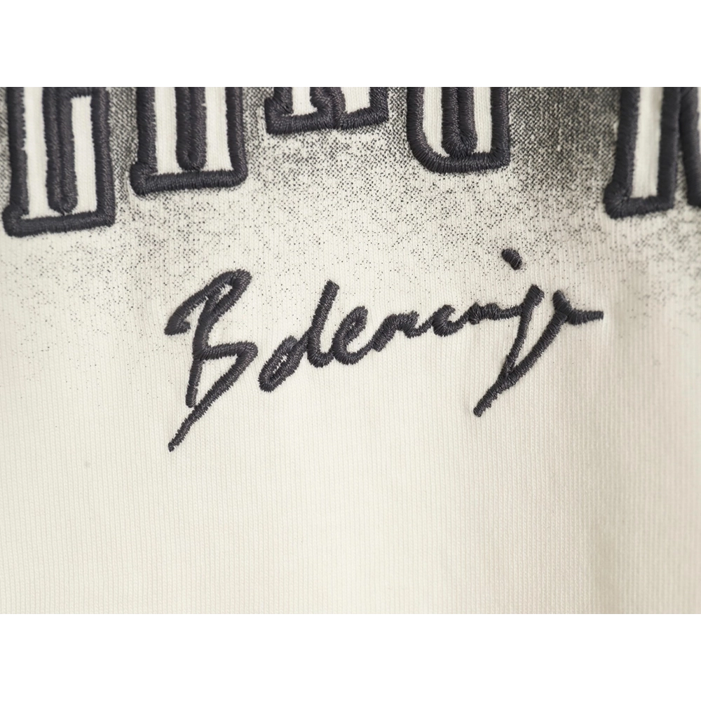 Balenciaga Halo Print Pop Embroidery Short Sleeve T-Shirt,Balenciaga