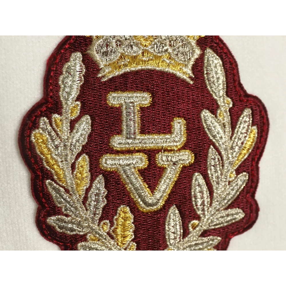 Louis Vuitton badge contrast lettering embroidered knitted vest,Chanel