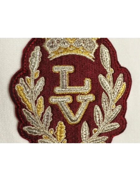 Louis Vuitton badge contrast lettering embroidered knitted vest,Chanel