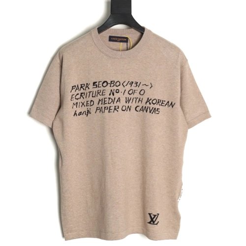 Louis Vuitton lettering pattern short sleeve,Louis Vuitton