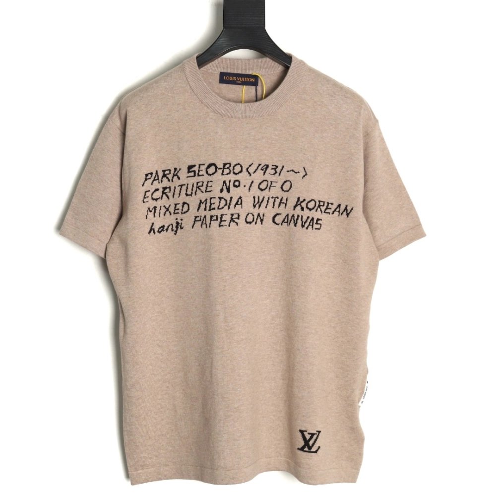 Louis Vuitton lettering pattern short sleeve,Louis Vuitton
