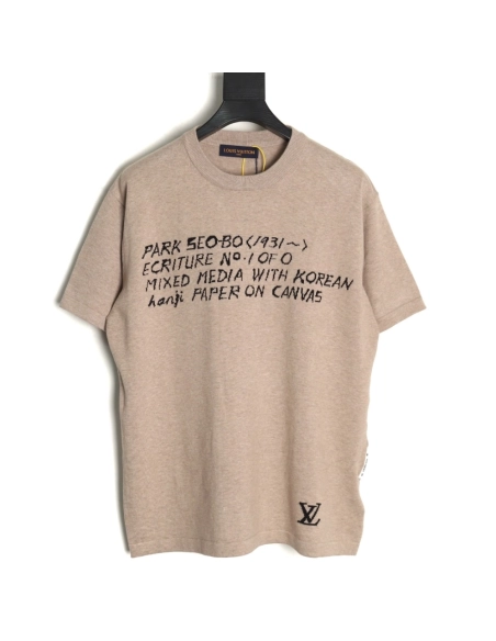 Louis Vuitton lettering pattern short sleeve,Louis Vuitton